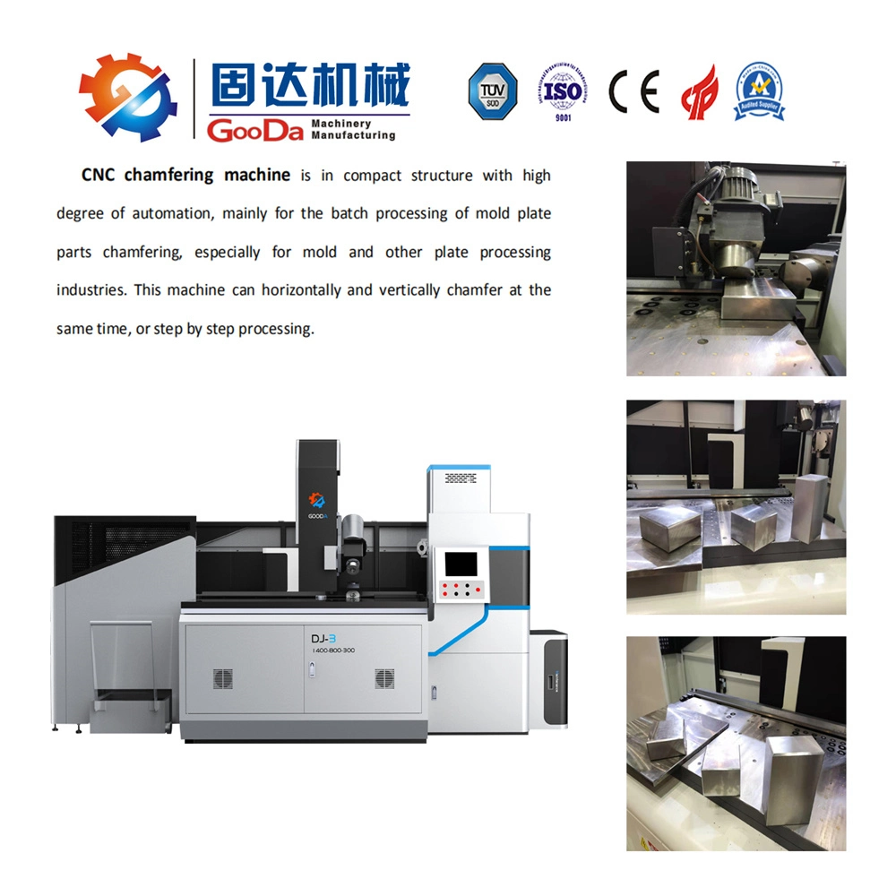 Djx3 1400-300 CNC Trinity Ganged Chamfering Machine-Chamfer Machine Tool with CE&ISO9001