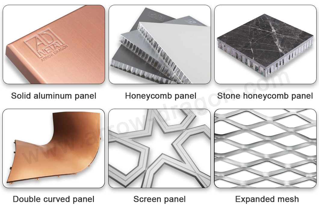 High Strength Laser Cut Aluminum Wall Cladding for Roof Covering/Ceiling