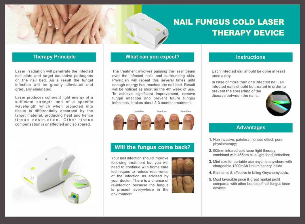 Hot Selling Therapy Device Nail Fungus Treatment Machine Laser Treatment Device Price