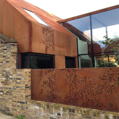 Laser Cut Decorative Facade Curtain Wall Panels Exterior Cladding